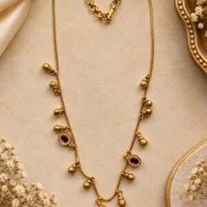 Multicolor Jewel Charm Necklace