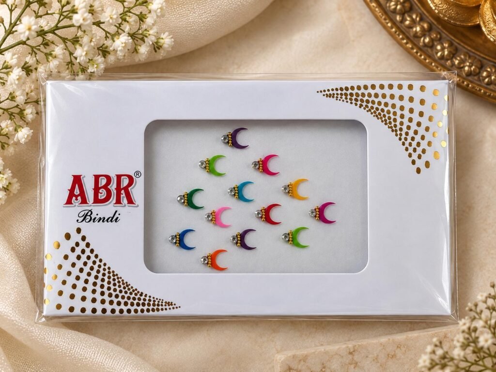Colorful Moon Bindis