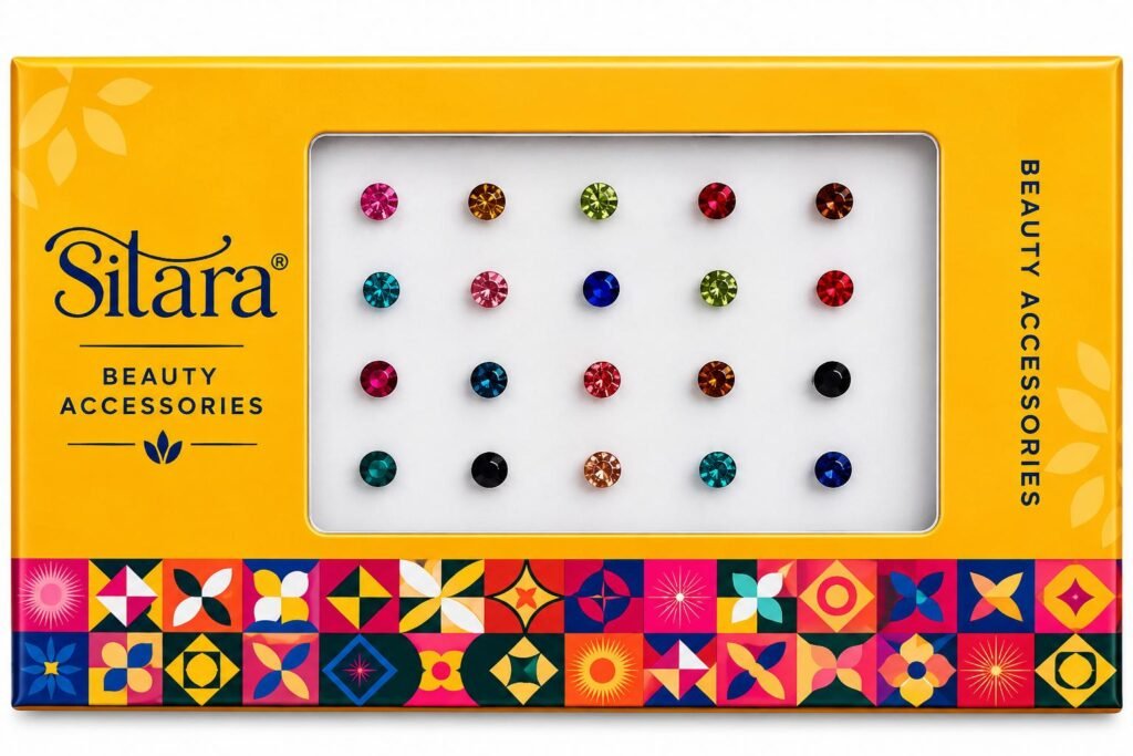 Multicolour stone bindhi