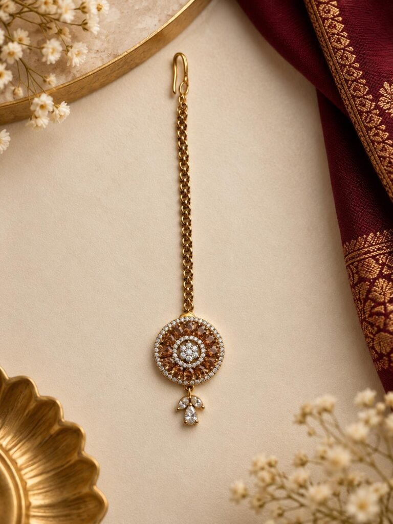 Golden Radiance Forehead Ornament